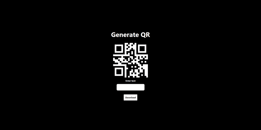 Generador código QR